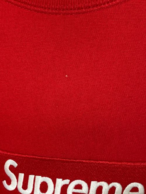 SUPREME（シュプリーム）SUPREME (シュプリーム) Box Logo Crewneck レッド サイズ:Mの古着・服飾アイテム