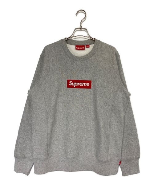 SUPREME（シュプリーム）SUPREME (シュプリーム) Box Logo Crewneck グレー サイズ:SIZE Mの古着・服飾アイテム