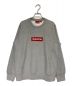 SUPREME（シュプリーム）の古着「Box Logo Crewneck」｜グレー