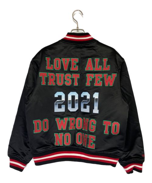 SUPREME（シュプリーム）SUPREME (シュプリーム) MITCHELL & NESS (ミッチェルアンドネス) Satin Varsity Jacket ブラック サイズ:Sの古着・服飾アイテム
