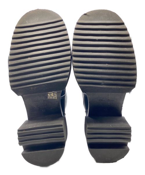 RICK OWENS（リックオウエンス）RICK OWENS (リック オウエンス) Pull-On Bogun Boots ブラック サイズ:SIZE 43の古着・服飾アイテム
