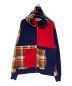 A BATHING APE（アベイシングエイプ）の古着「CHECK SHARK RELAXED ZIP HOODIE」｜マルチカラー