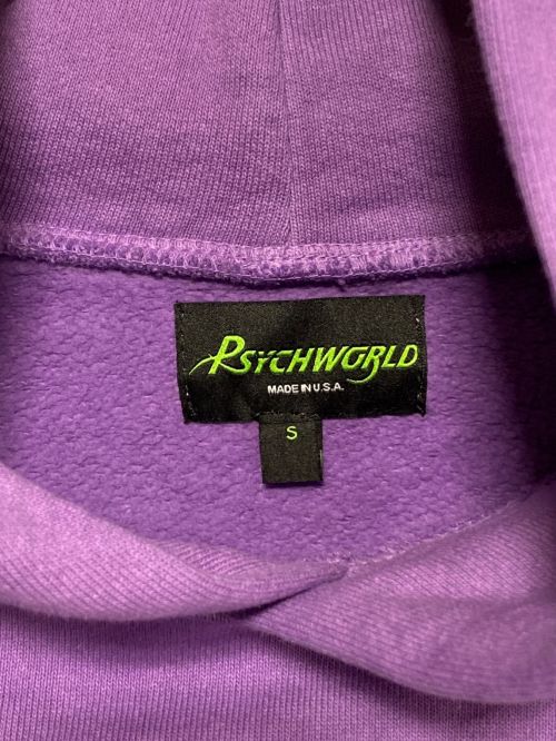 PSYCHWORLD（サイコワールド）PSYCHWORLD (サイコワールド) パーカー パープル サイズ:Sの古着・服飾アイテム