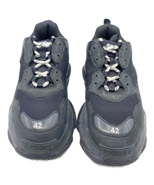 BALENCIAGA（バレンシアガ）BALENCIAGA (バレンシアガ) TRIPLE S ブラック サイズ:42の古着・服飾アイテム