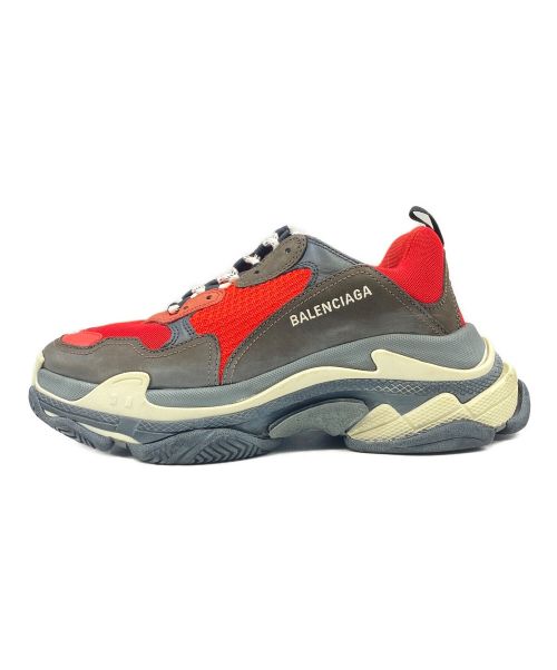 BALENCIAGA（バレンシアガ）BALENCIAGA (バレンシアガ) TRIPLE S レッド サイズ:42の古着・服飾アイテム