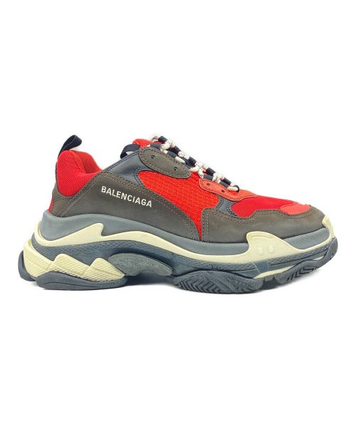 BALENCIAGA（バレンシアガ）BALENCIAGA (バレンシアガ) TRIPLE S レッド サイズ:42の古着・服飾アイテム