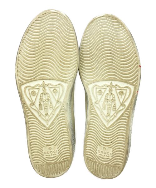 GUCCI（グッチ）GUCCI (グッチ) ブレード ロゴ スニーカー ホワイト サイズ:7 1/2の古着・服飾アイテム