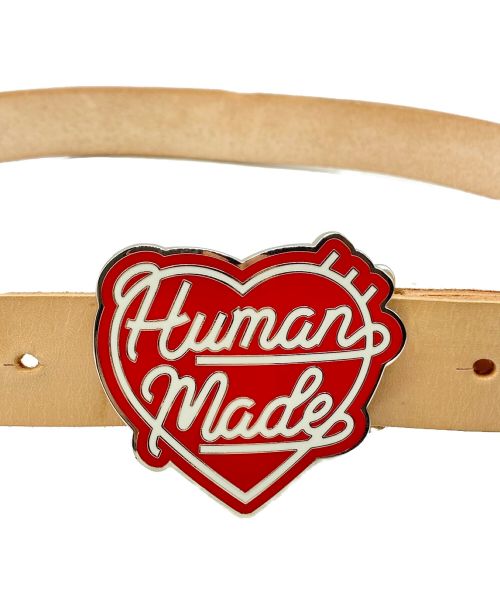 HUMAN MADE（ヒューマンメイド）HUMAN MADE (ヒューマンメイド)  HEART LEATHER BELT サイズ:-の古着・服飾アイテム