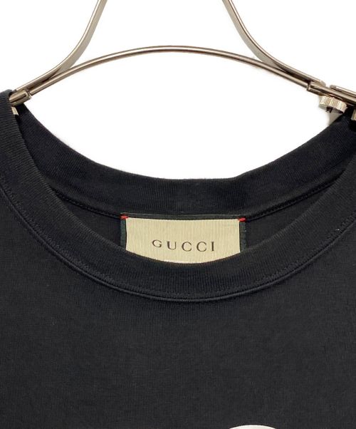 GUCCI（グッチ）GUCCI (グッチ) ブレード ロゴ Tシャツ ブラック サイズ:SIZE XLの古着・服飾アイテム