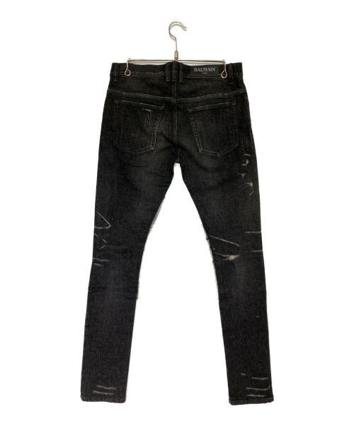 BALMAIN（バルマン）BALMAIN (バルマン) デニムパンツ ブラック サイズ:SIZE 30の古着・服飾アイテム