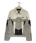 OFFWHITE（オフホワイト）の古着「再構築デニムジャケット」｜ホワイト×グレー