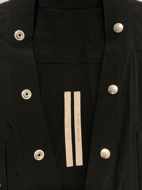 RICK OWENS（リックオウエンス）RICK OWENS (リック オウエンス) FOGPOCKET LARRY Shirt ブラック サイズ:SIZE 38の古着・服飾アイテム
