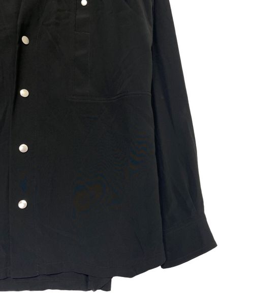 RICK OWENS（リックオウエンス）RICK OWENS (リック オウエンス) FOGPOCKET LARRY Shirt ブラック サイズ:SIZE 38の古着・服飾アイテム