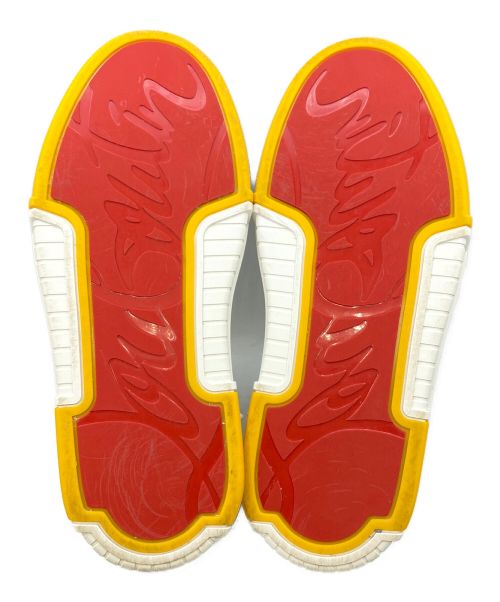 Christian Louboutin（クリスチャン・ルブタン）Christian Louboutin (クリスチャン・ルブタン) Astroloubi ホワイト×レッド サイズ:41.5の古着・服飾アイテム