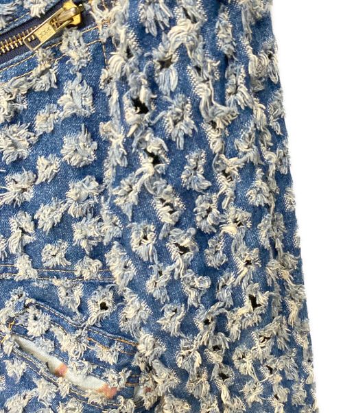 Vivienne Westwood（ヴィヴィアンウエストウッド）Vivienne Westwood (ヴィヴィアンウエストウッド) Cut & Slash Denim Jacket インディゴ サイズ:Sの古着・服飾アイテム