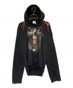 VETEMENTSヴェトモン）の古着「Misplaced Skull Print Hoodie」｜ブラック