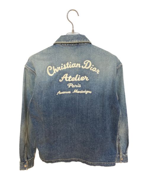 Dior（ディオール）Dior (ディオール) ロゴデニムジャケット インディゴ サイズ:48の古着・服飾アイテム