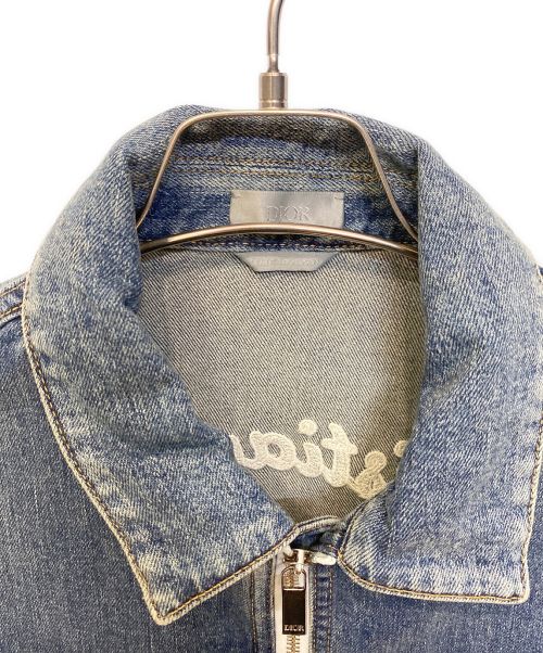 Dior（ディオール）Dior (ディオール) ロゴデニムジャケット インディゴ サイズ:48の古着・服飾アイテム