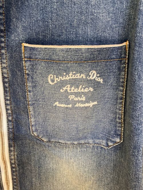 Dior（ディオール）Dior (ディオール) ロゴデニムジャケット インディゴ サイズ:48の古着・服飾アイテム