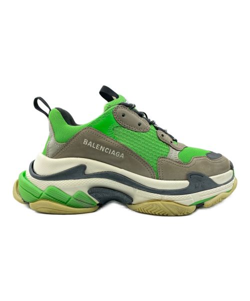 BALENCIAGA（バレンシアガ）BALENCIAGA (バレンシアガ) TRIPLE S グリーン サイズ:SIZE 40の古着・服飾アイテム