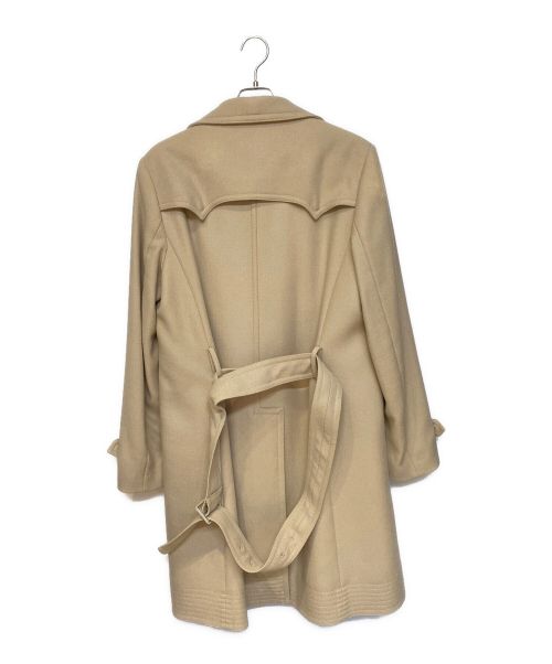 Maison Margiela（メゾンマルジェラ）Maison Margiela (メゾンマルジェラ) REPLICA ダブルブレストウールコート ベージュ サイズ:48の古着・服飾アイテム