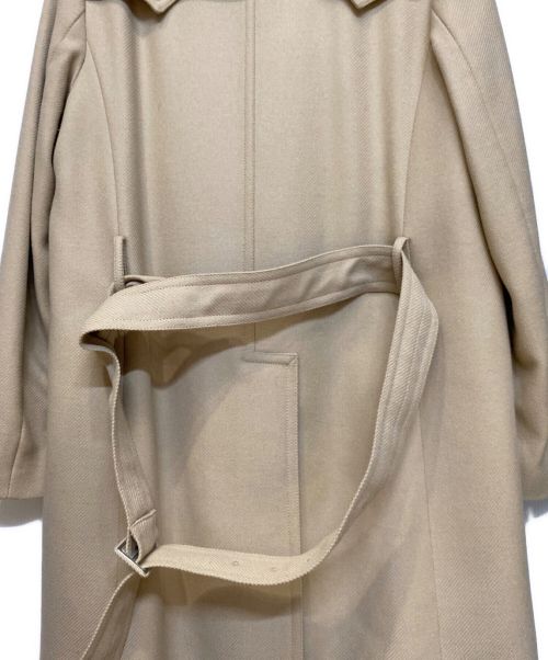 Maison Margiela（メゾンマルジェラ）Maison Margiela (メゾンマルジェラ) REPLICA ダブルブレストウールコート ベージュ サイズ:48の古着・服飾アイテム