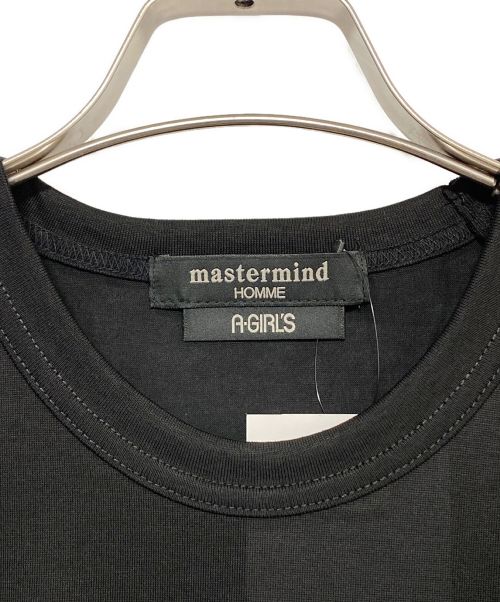 Mastermind HOMME（マスターマインド オム）Mastermind HOMME (マスターマインド オム) A-GIRL'S (エイガールズ) Tシャツ ブラック サイズ:Sの古着・服飾アイテム