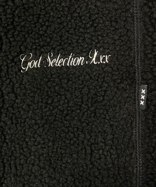 GOD SELECTION XXX（ゴッド セレクション トリプルエックス）GOD SELECTION XXX (ゴッドセレクショントリプルエックス) フリースパンツ ブラック サイズ:XLの古着・服飾アイテム