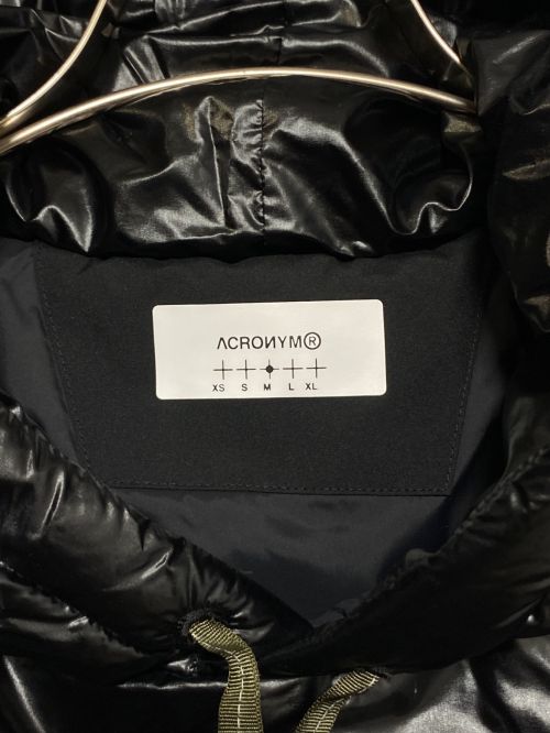 ACRONYM（アクロニウム）ACRONYM (アクロニウム) HD Nylon Primaloft Insulated Hooded Jacket ブラック サイズ:Mの古着・服飾アイテム