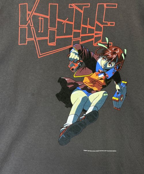 GILDAN（ギルダン）GILDAN (ギルダン) A KITE ( カイト )  アニメTシャツ グレー サイズ:XLの古着・服飾アイテム