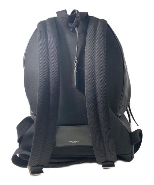 Saint Laurent Paris（サンローランパリ）Saint Laurent Paris (サンローランパリ) レザーバックパック ブラックの古着・服飾アイテム