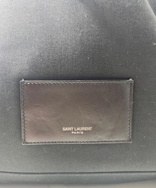 Saint Laurent Paris（サンローランパリ）Saint Laurent Paris (サンローランパリ) レザーバックパック ブラックの古着・服飾アイテム