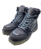 OFFWHITEオフホワイト）の古着「ARROW MOTIF LACE UP HIKING BOOTS」｜ブラック