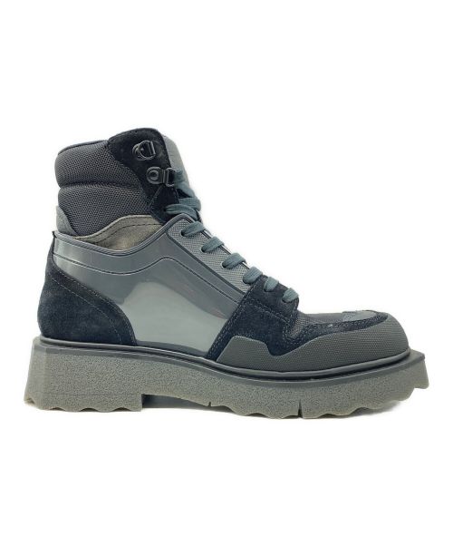 OFFWHITE（オフホワイト）OFFWHITE (オフホワイト) ARROW MOTIF LACE UP HIKING BOOTS ブラック サイズ:43の古着・服飾アイテム