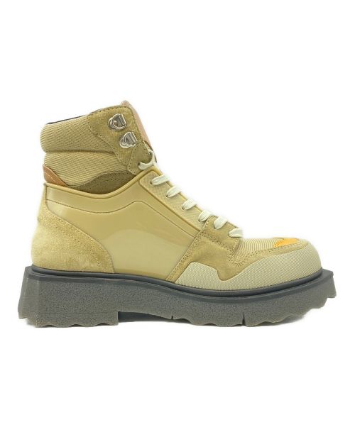 OFFWHITE（オフホワイト）OFFWHITE (オフホワイト) ARROW MOTIF LACE UP HIKING BOOTS ベージュ サイズ:43の古着・服飾アイテム