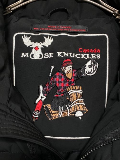 MOOSE KNUCKLES（ムース ナックルズ）MOOSE KNUCKLES (ムース ナックルズ) ROUND ISLAND JACKET ブラック サイズ:Lの古着・服飾アイテム