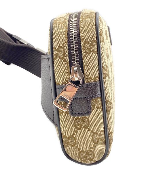 GUCCI（グッチ）GUCCI (グッチ) GGキャンバスボディバッグ ベージュ サイズ:-の古着・服飾アイテム