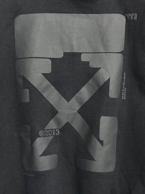 OFFWHITE（オフホワイト）OFFWHITE (オフホワイト) パーカー ブラック サイズ:Sの古着・服飾アイテム