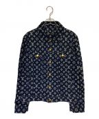 LOUIS VUITTONルイ ヴィトン）の古着「Monogram Denim Jacket」｜ネイビー