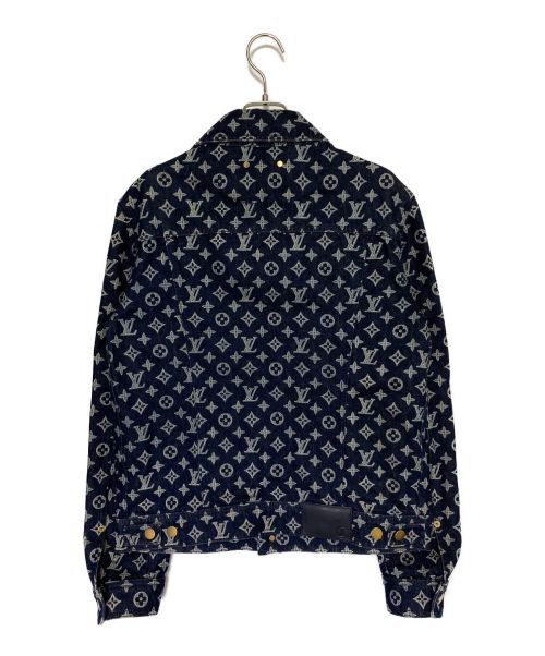 LOUIS VUITTON（ルイ ヴィトン）LOUIS VUITTON (ルイ ヴィトン) Monogram Denim Jacket ネイビー サイズ:46の古着・服飾アイテム