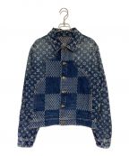 LOUIS VUITTON×NIGOルイ ヴィトン×二ゴー）の古着「Giant Damier Waves MNGM Denim Jacket」｜インディゴ