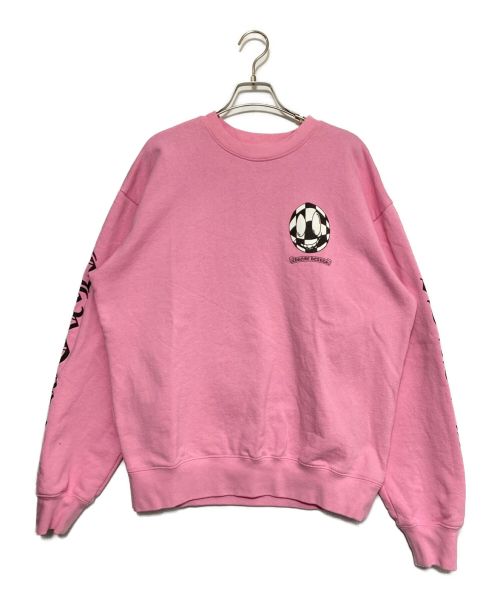 CHROME HEARTS（クロムハーツ）CHROME HEARTS (クロムハーツ) MATTY BOY (マッティー ボーイ) PPO VANITY AFFAIR SWTSHRT ピンク サイズ:Lの古着・服飾アイテム