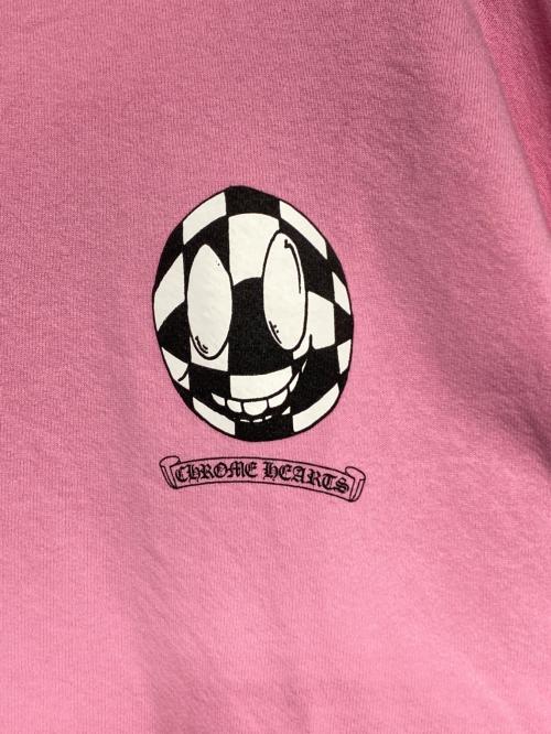 CHROME HEARTS（クロムハーツ）CHROME HEARTS (クロムハーツ) MATTY BOY (マッティー ボーイ) PPO VANITY AFFAIR SWTSHRT ピンク サイズ:Lの古着・服飾アイテム