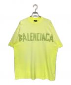 BALENCIAGAバレンシアガ）の古着「Tape Type Medium Fit Tee」｜イエロー