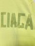 中古・古着 BALENCIAGA (バレンシアガ) Tape Type Medium Fit Tee イエロー サイズ:XS：79800円