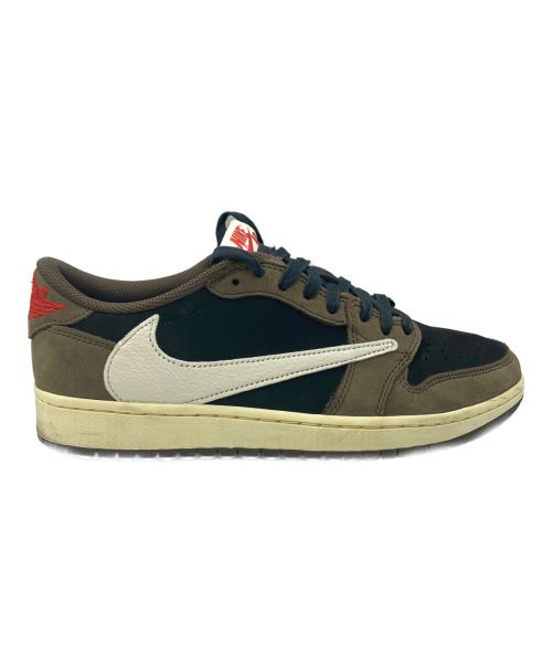 NIKE（ナイキ）NIKE (ナイキ) Travis Scott (トラヴィス スコット) AIR JORDAN1 ブラウン サイズ:26.5cm (US8.5)の古着・服飾アイテム