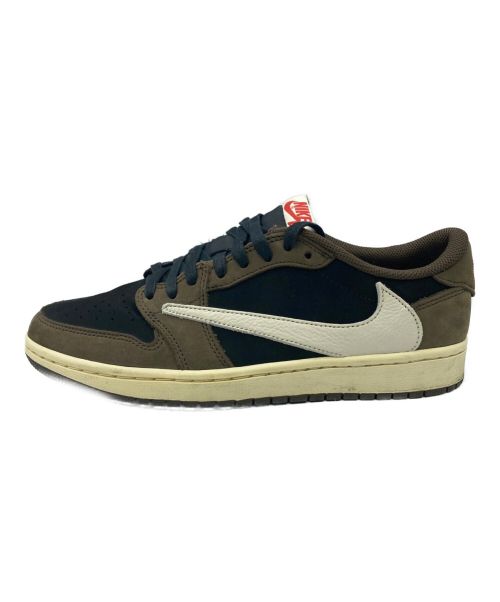 NIKE（ナイキ）NIKE (ナイキ) Travis Scott (トラヴィス スコット) AIR JORDAN1 ブラウン サイズ:26.5cm (US8.5)の古着・服飾アイテム