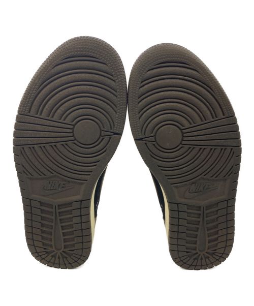 NIKE（ナイキ）NIKE (ナイキ) Travis Scott (トラヴィス スコット) AIR JORDAN1 ブラウン サイズ:26.5cm (US8.5)の古着・服飾アイテム