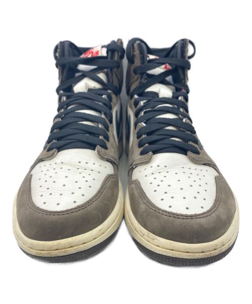 NIKE（ナイキ）NIKE (ナイキ) Travis Scott (トラヴィス スコット) AIR JORDAN 1 HIGH OG TS SP ブラウン サイズ:27cm(US 9)の古着・服飾アイテム