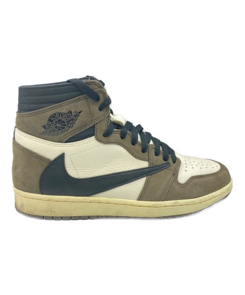 NIKE（ナイキ）NIKE (ナイキ) Travis Scott (トラヴィス スコット) AIR JORDAN 1 HIGH OG TS SP ブラウン サイズ:27cm(US 9)の古着・服飾アイテム